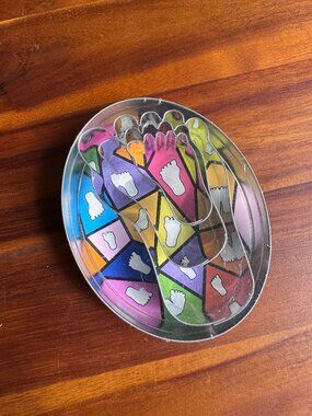 Mrs Anderson Foot Print Cookie Cutter Set, New Mother Gift, Mother's Day gift